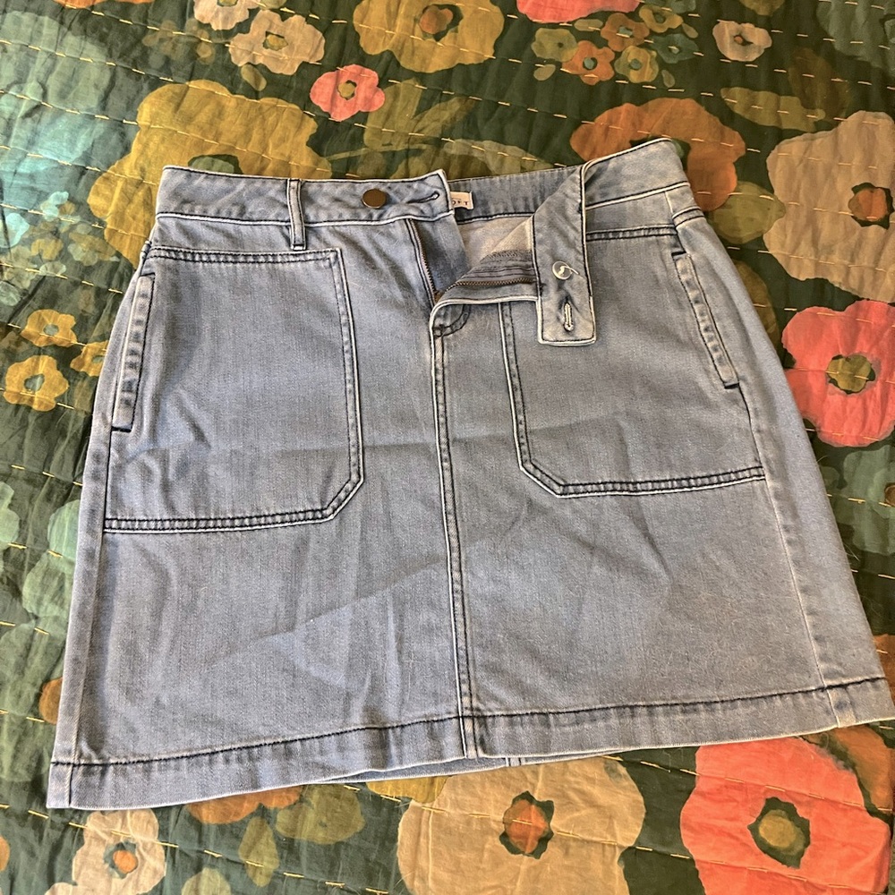 Mini pencil Jean skirt from Loft